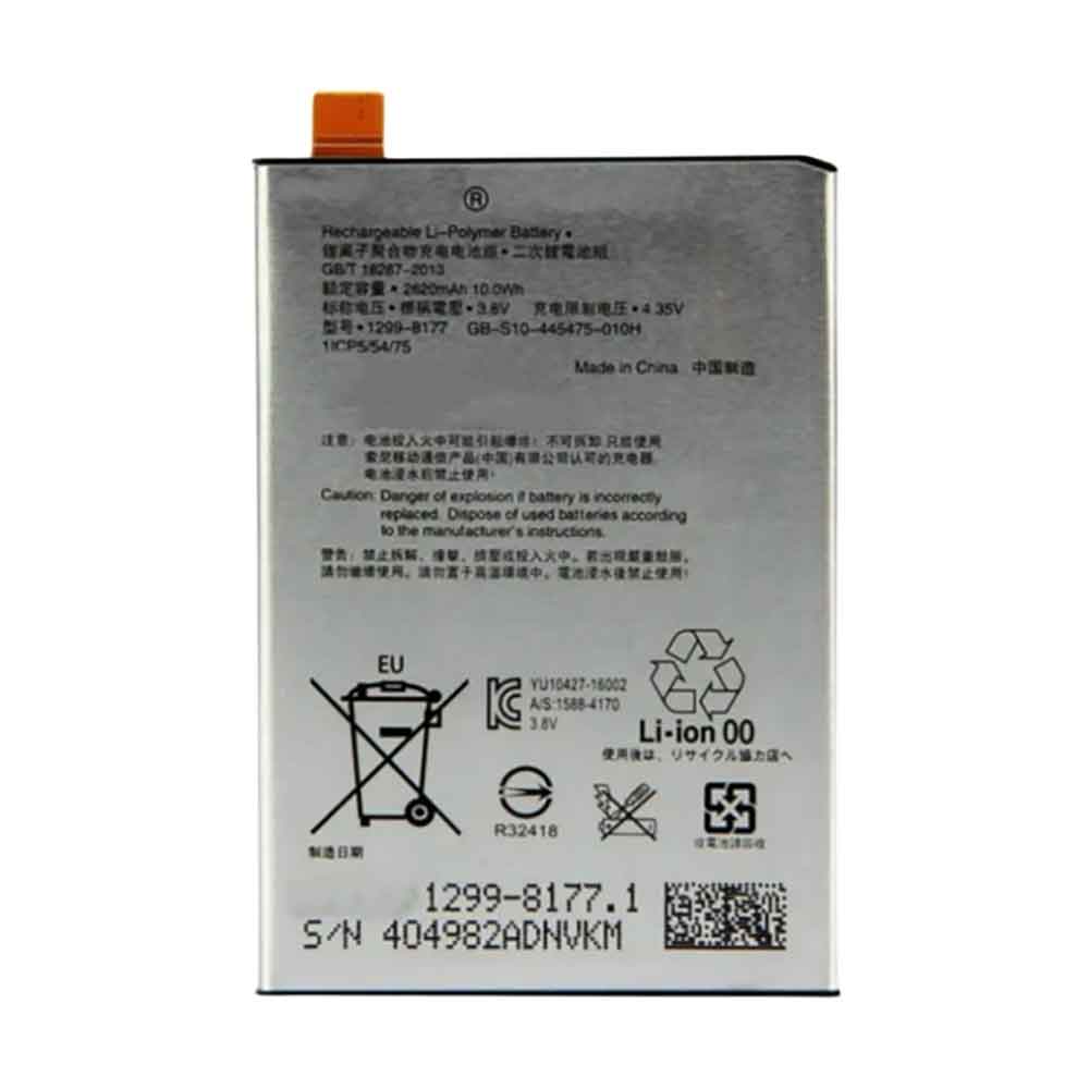 Replacement for Sony 1299-8177 battery