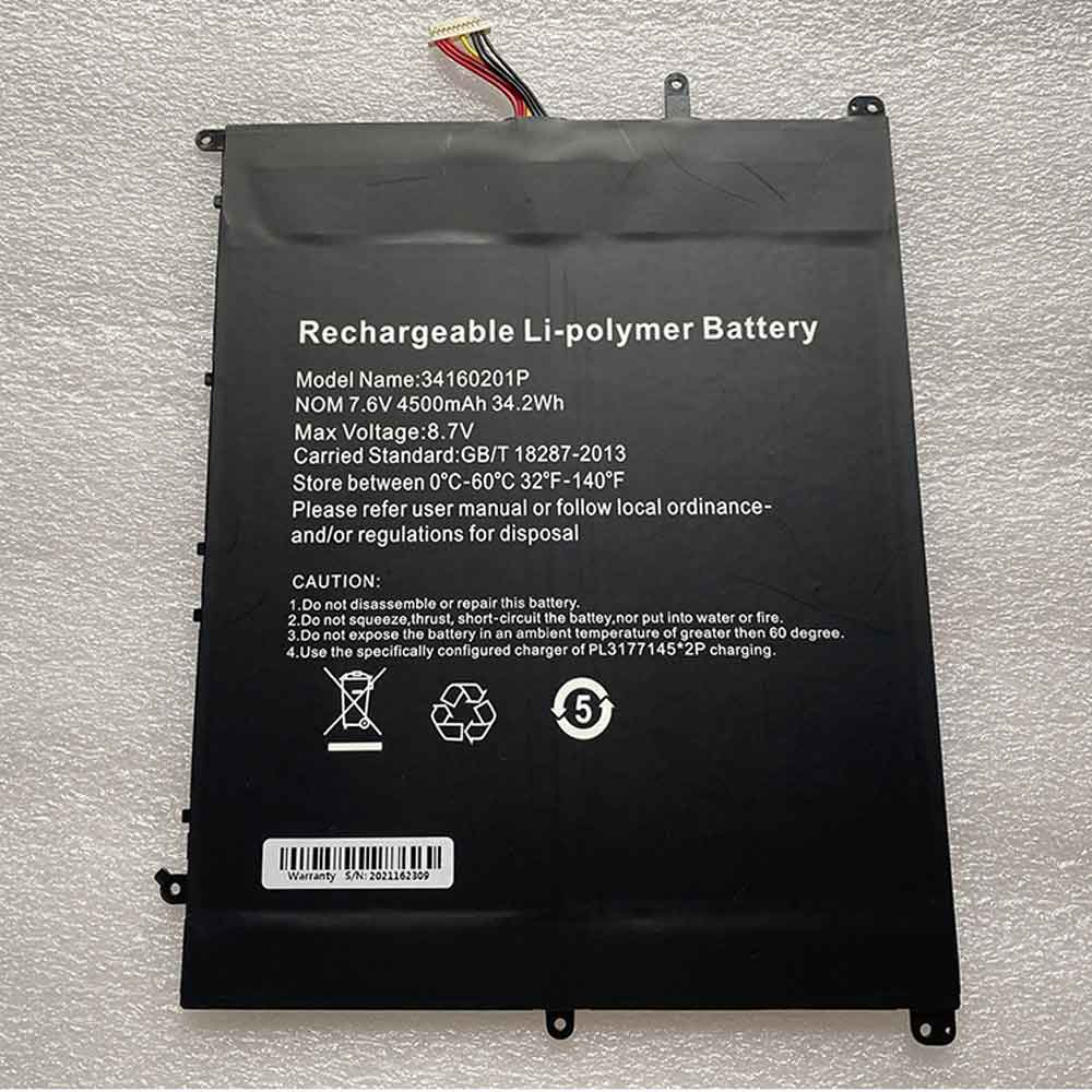 Laptop Batterij Voor  Chuwi 31160201P