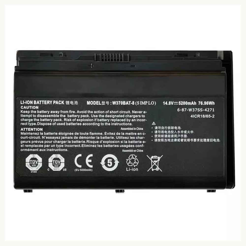 Clevo W370BAT-8 replacement battery