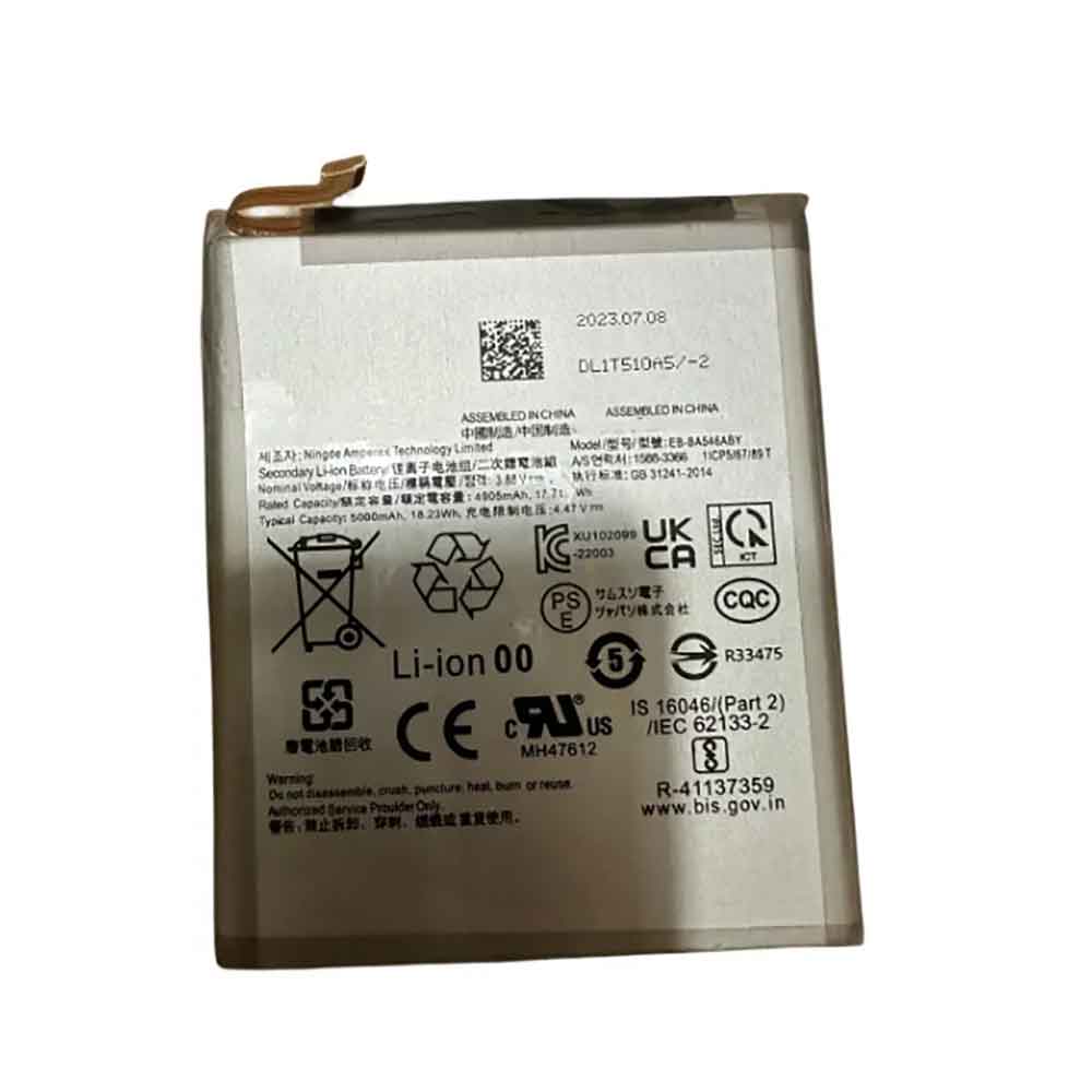 Replacement for Samsung EB-BA546ABY battery