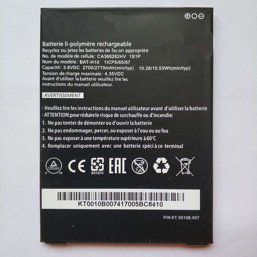 Acer BAT-H10 1ICP5/65/87 Smartphone Battery