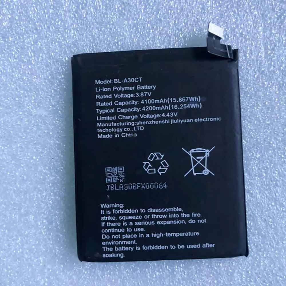 Replacement for Koobee BL-A30CT battery