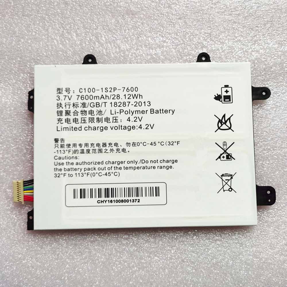 Clevo C100-1S2P-7600 replacement battery