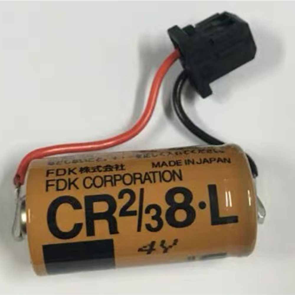 CR2/3-8.L voor Fuji CR123A CR17335 FDK CR2/3 8.L with black plug