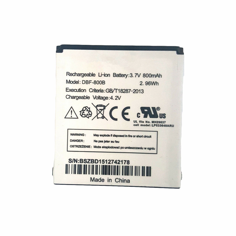 Replacement for Doro DBF-800A battery