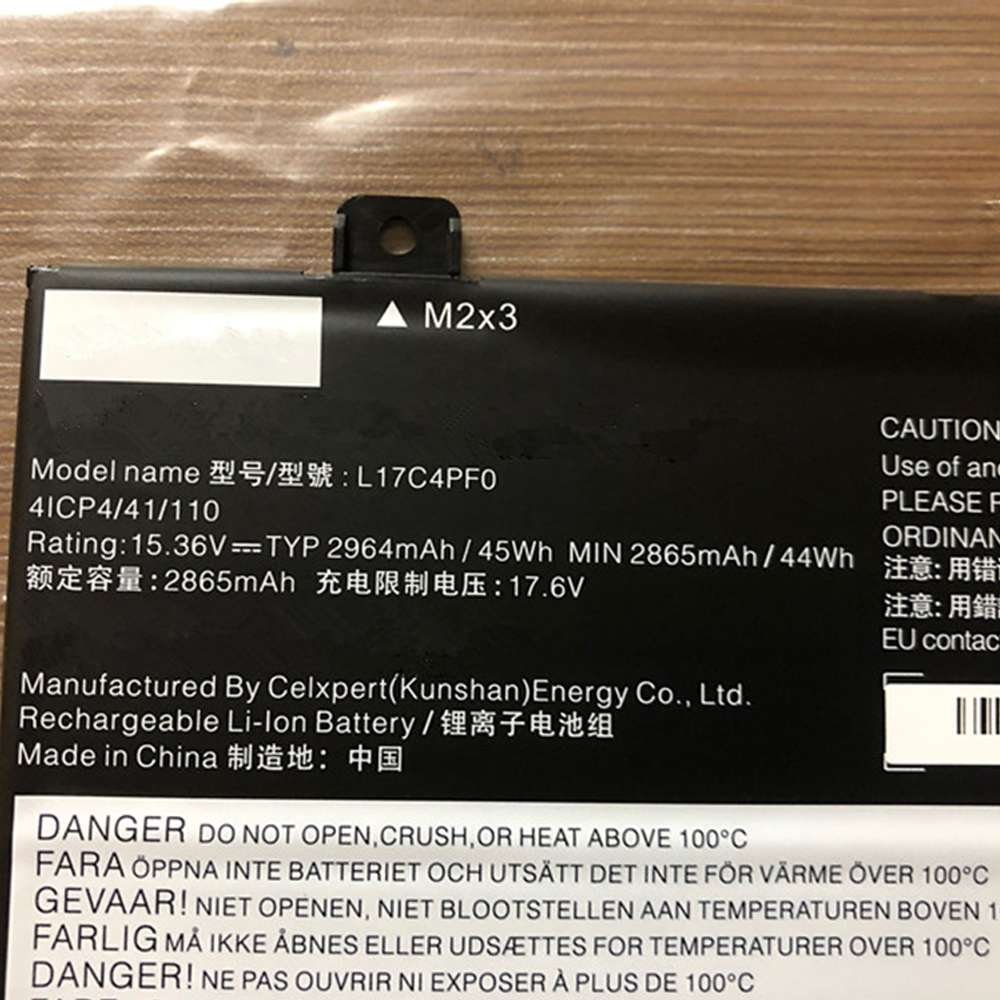 Lenovo L17C4PF0 Laptop Battery