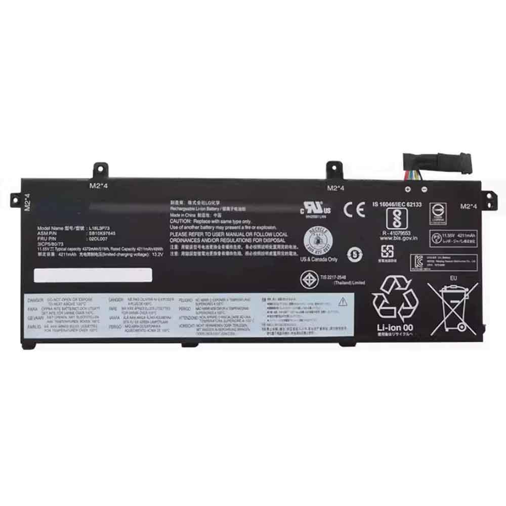Replacement for Lenovo L18L3P73 battery