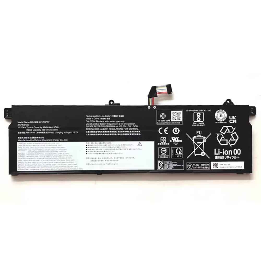Replacement for Lenovo L21M3PD7 battery