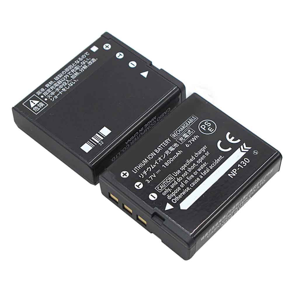 Replacement for Casio NP-130 battery
