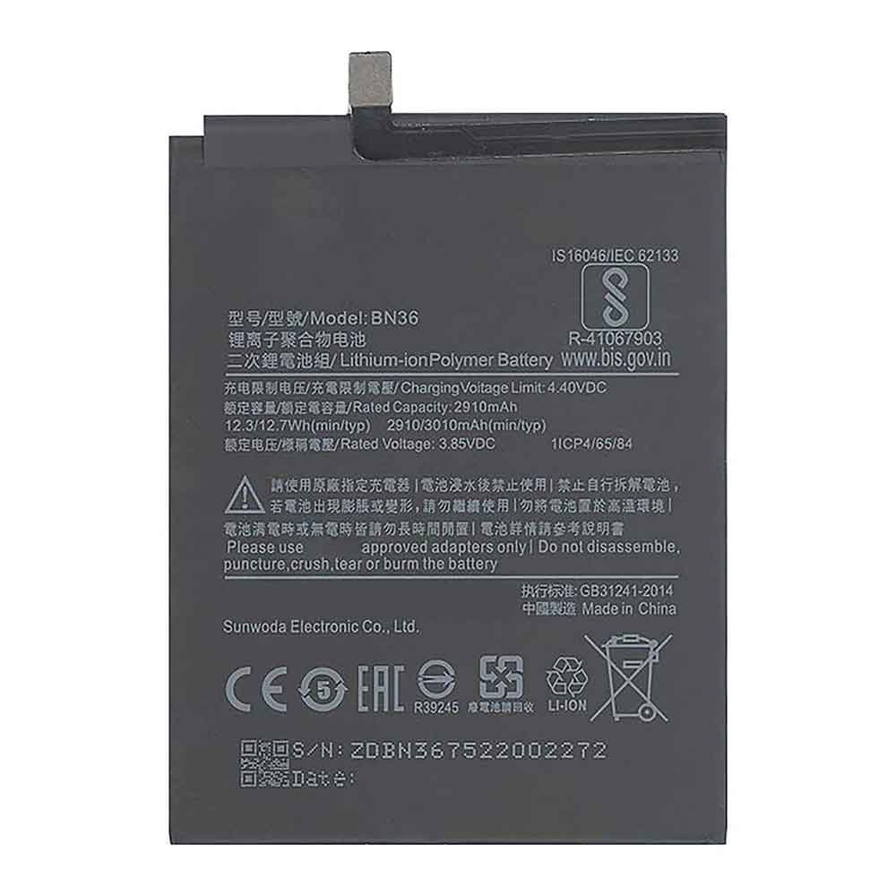 Xiaomi BN36 Smartphone Battery