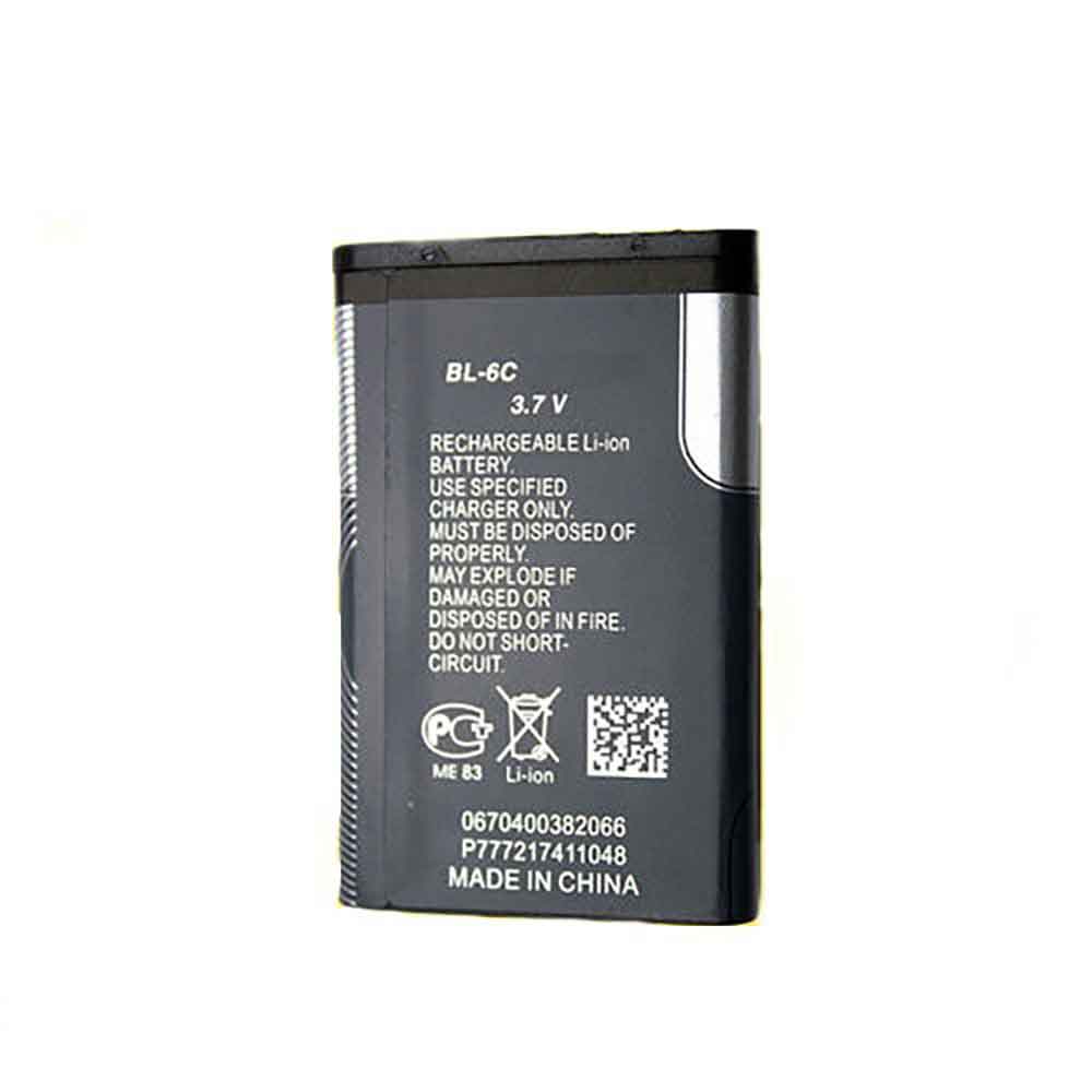 Replacement for Nokia BL-6C battery