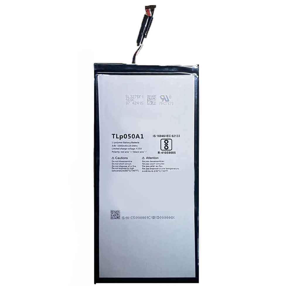 Batterij Voor Alcatel TLp050A1  3.8V 5000mAh