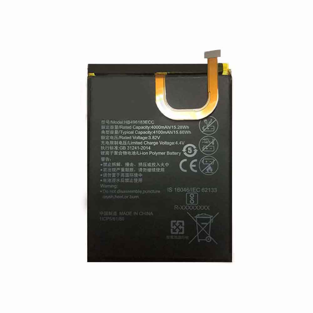 Replacement for Huawei HB496183ECC battery