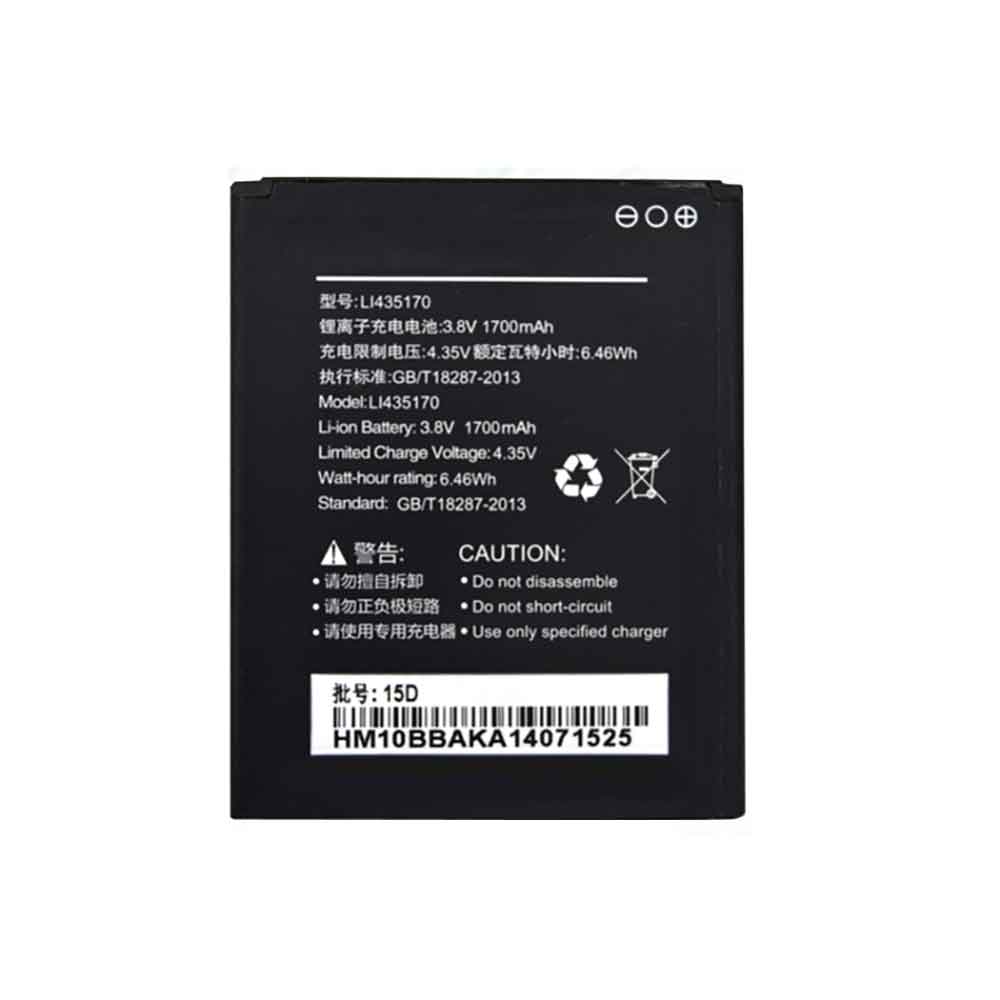 Replacement for Hisense Li435170 battery