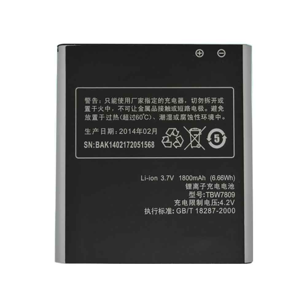 Batería para TBW7809 (3.7V, 1800mAh)