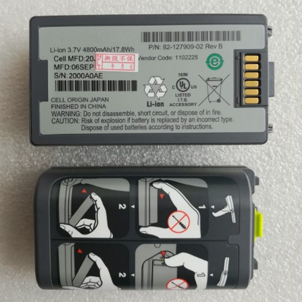 Motorola 82-127909-02 Barcode Scanners Battery