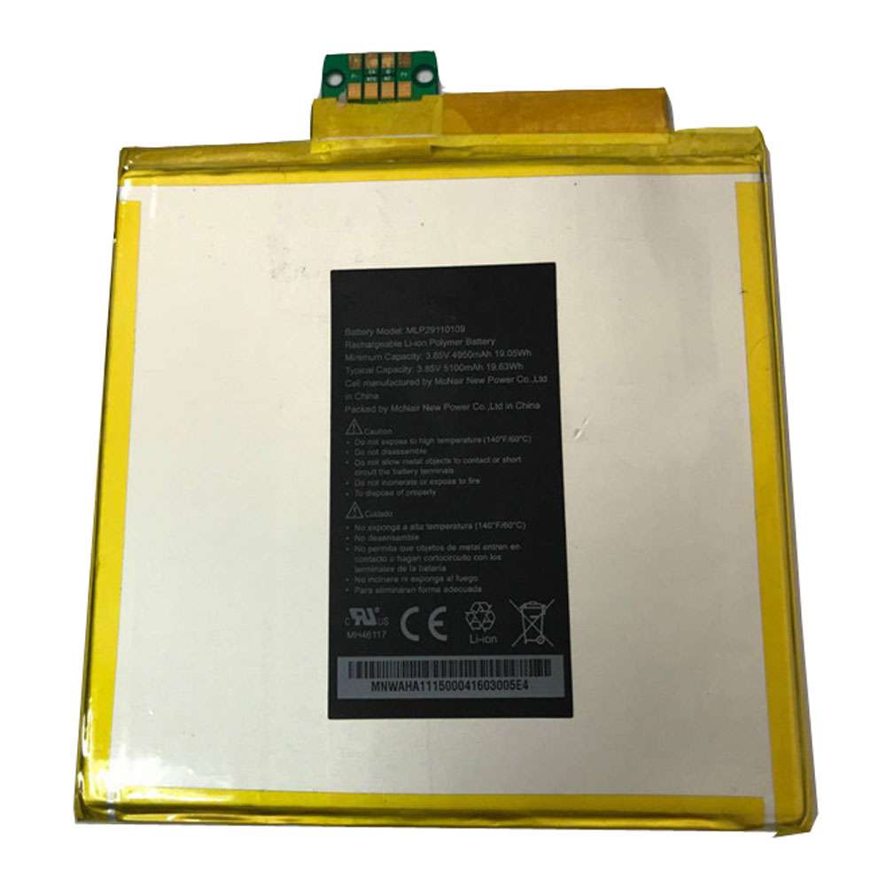 Replacement for McNair MLP29110109 battery