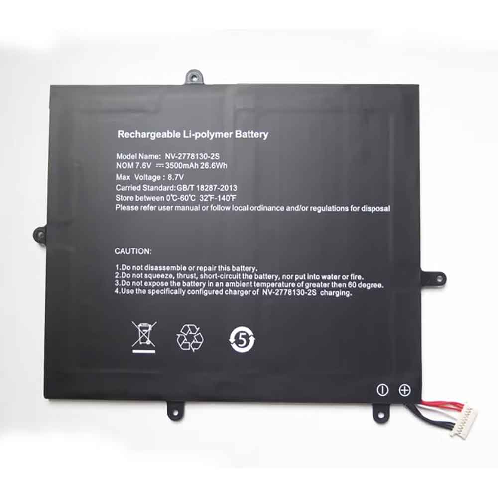 Replacement for Jumper NV-2778130-2S battery