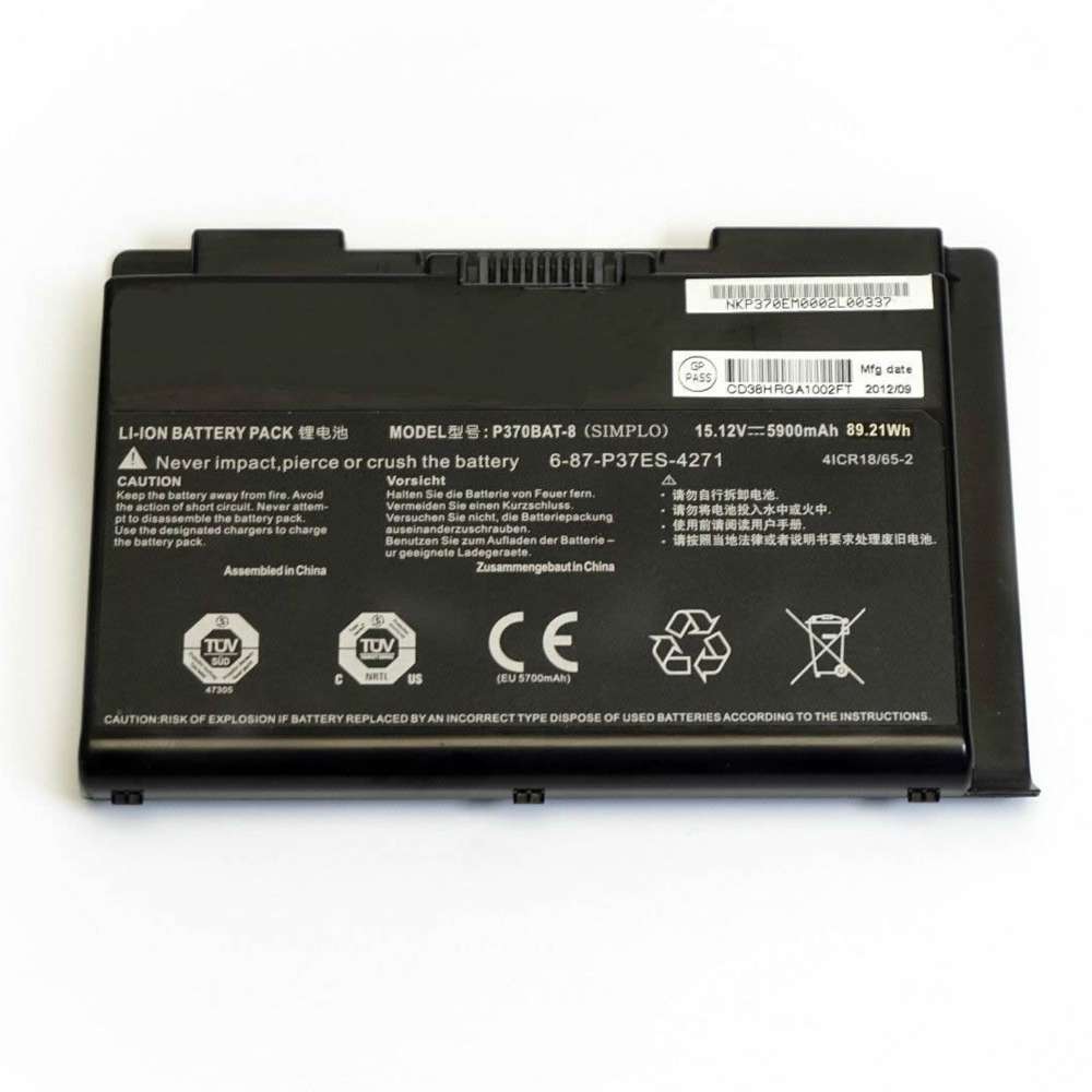 Clevo 6-87-P37ES-4271 Laptop Battery