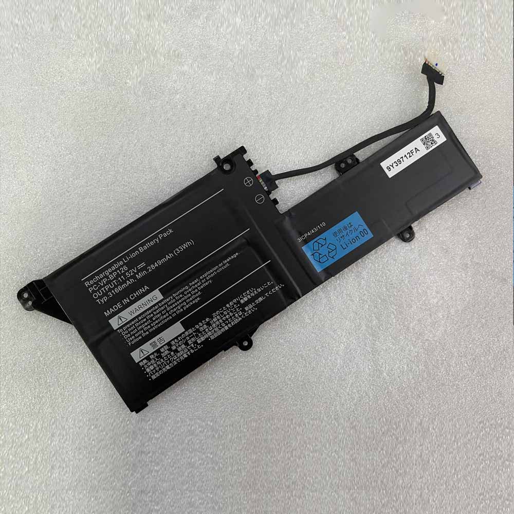 Replacement for NEC PC-VP-BP126 battery