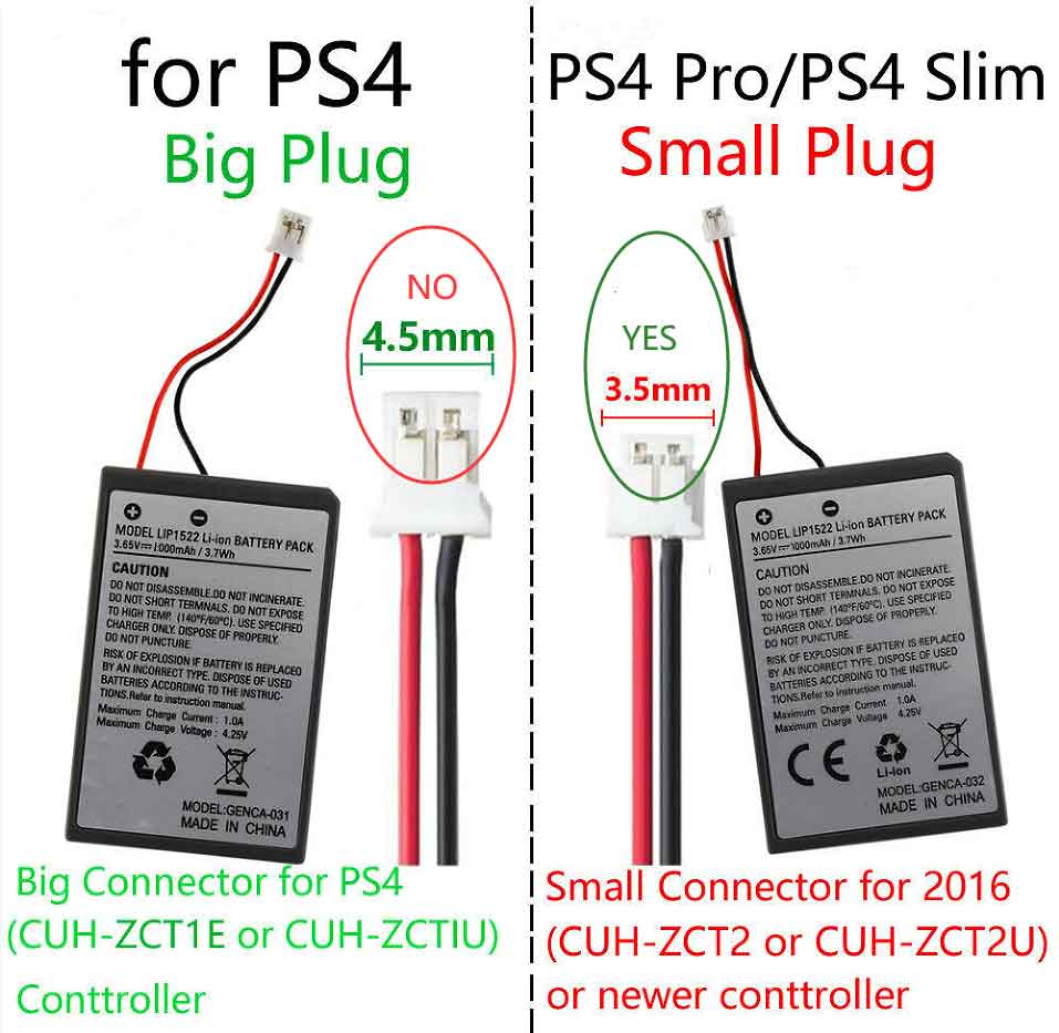 Sony PS4 Pro PS4 Slim CUH-ZCT2 CUH-ZCT2U バッテリー LIP1522対応