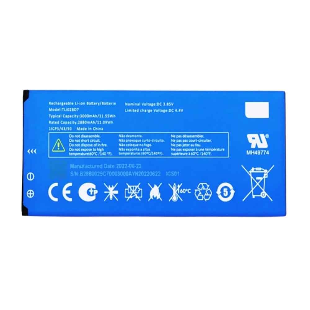 Alcatel TLi028D7 replacement battery
