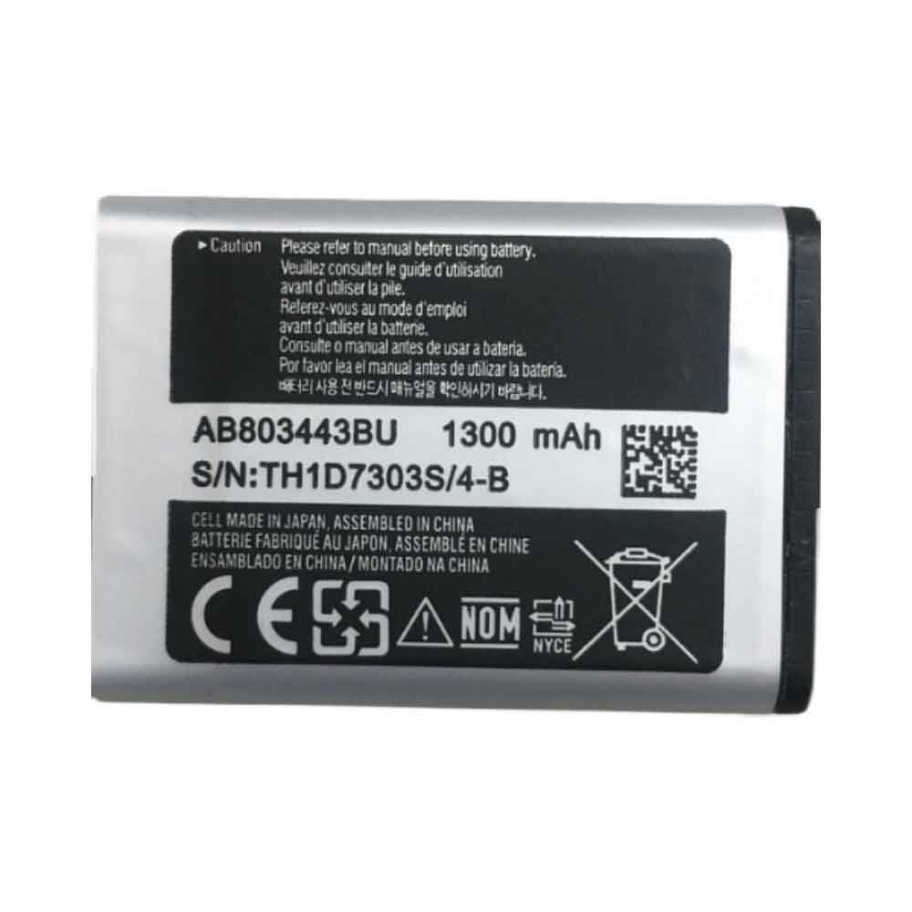 Replacement for Samsung AB803443BU battery