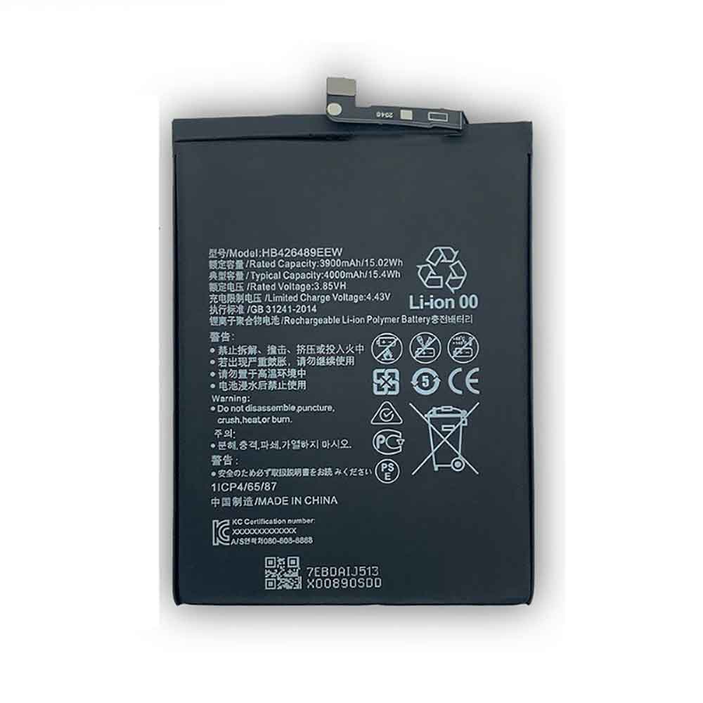 Replacement for Huawei HB426489EEW battery