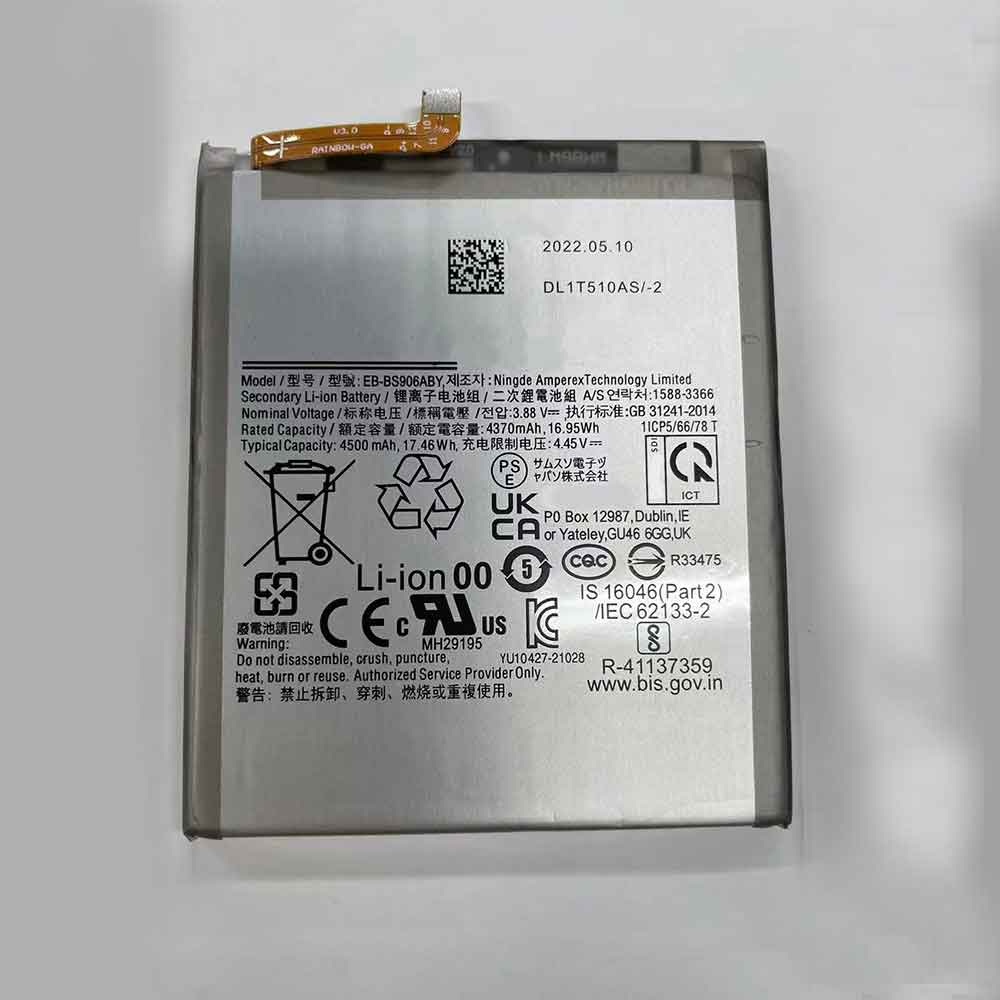 Replacement for Samsung EB-BS906ABY battery