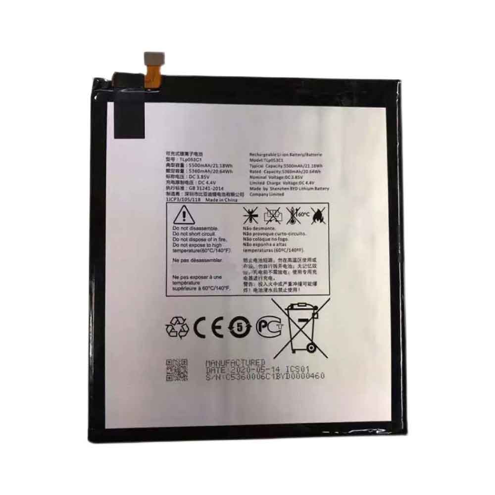 Alcatel TLP053C1 replacement battery
