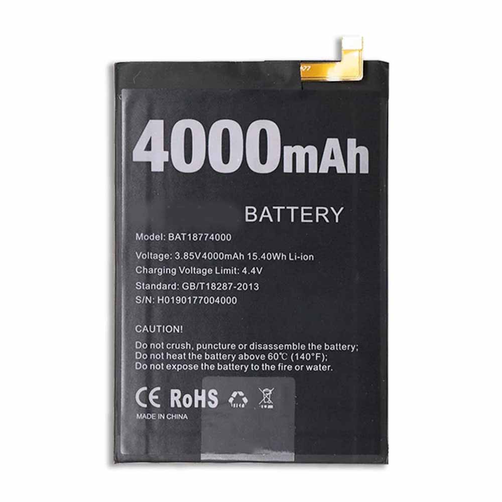 Doogee BAT18774000 Smartphone Battery