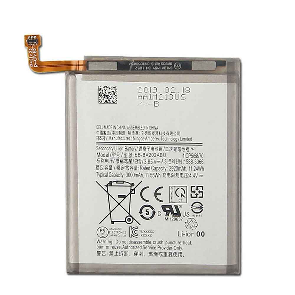 Samsung EB-BA202ABU battery