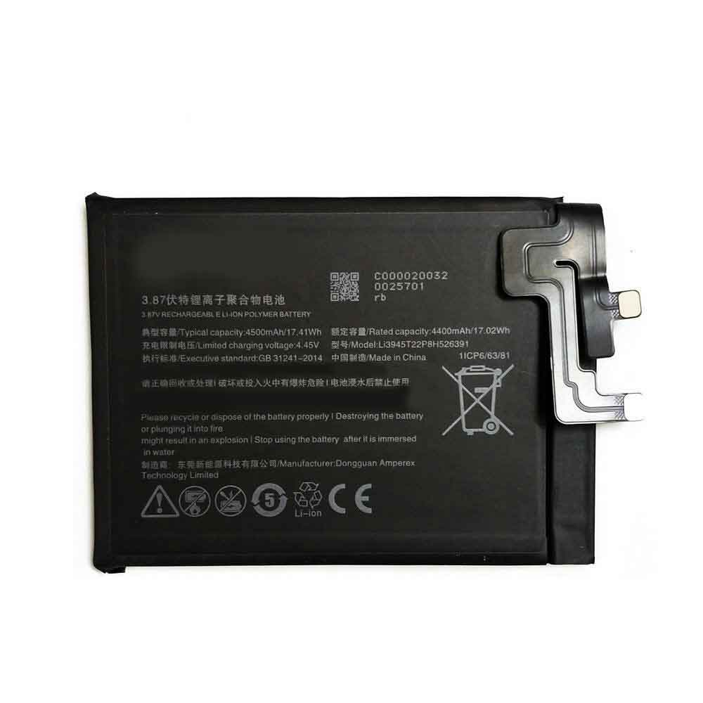 ZTE Li3945T44P8h526391 Smartphone Battery