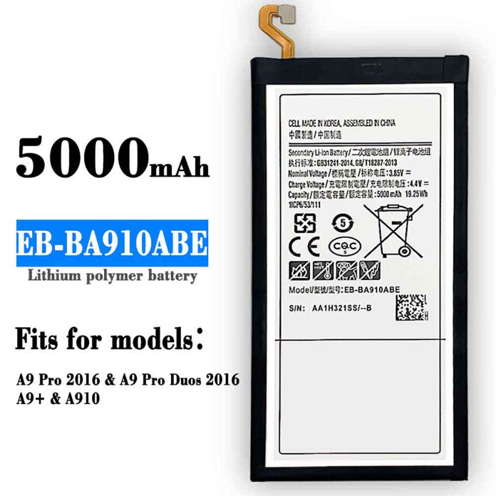 EB-BA910ABE voor Samsung Galaxy A9 Pro A9100 A910F