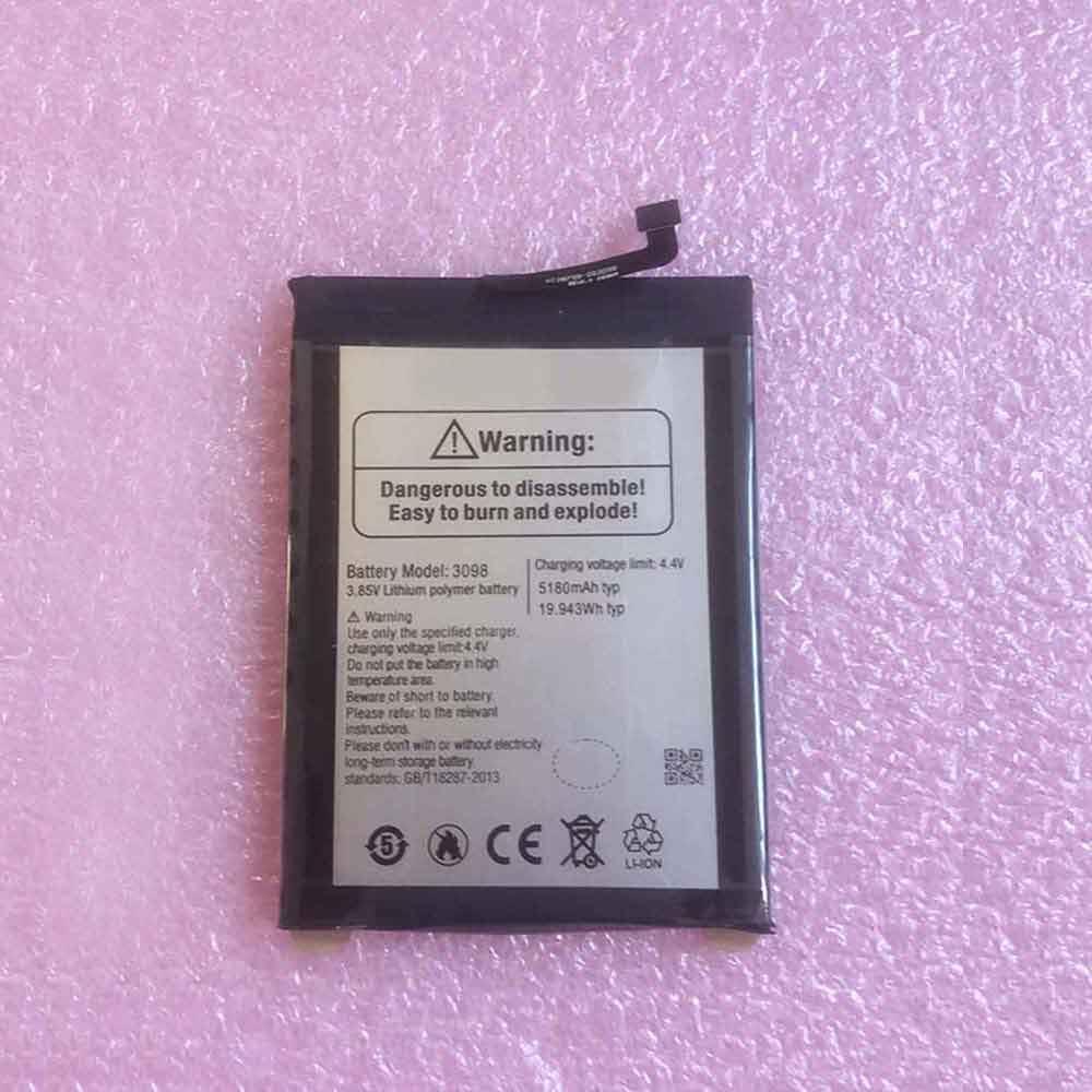 Replacement for Ulefone 3098 battery