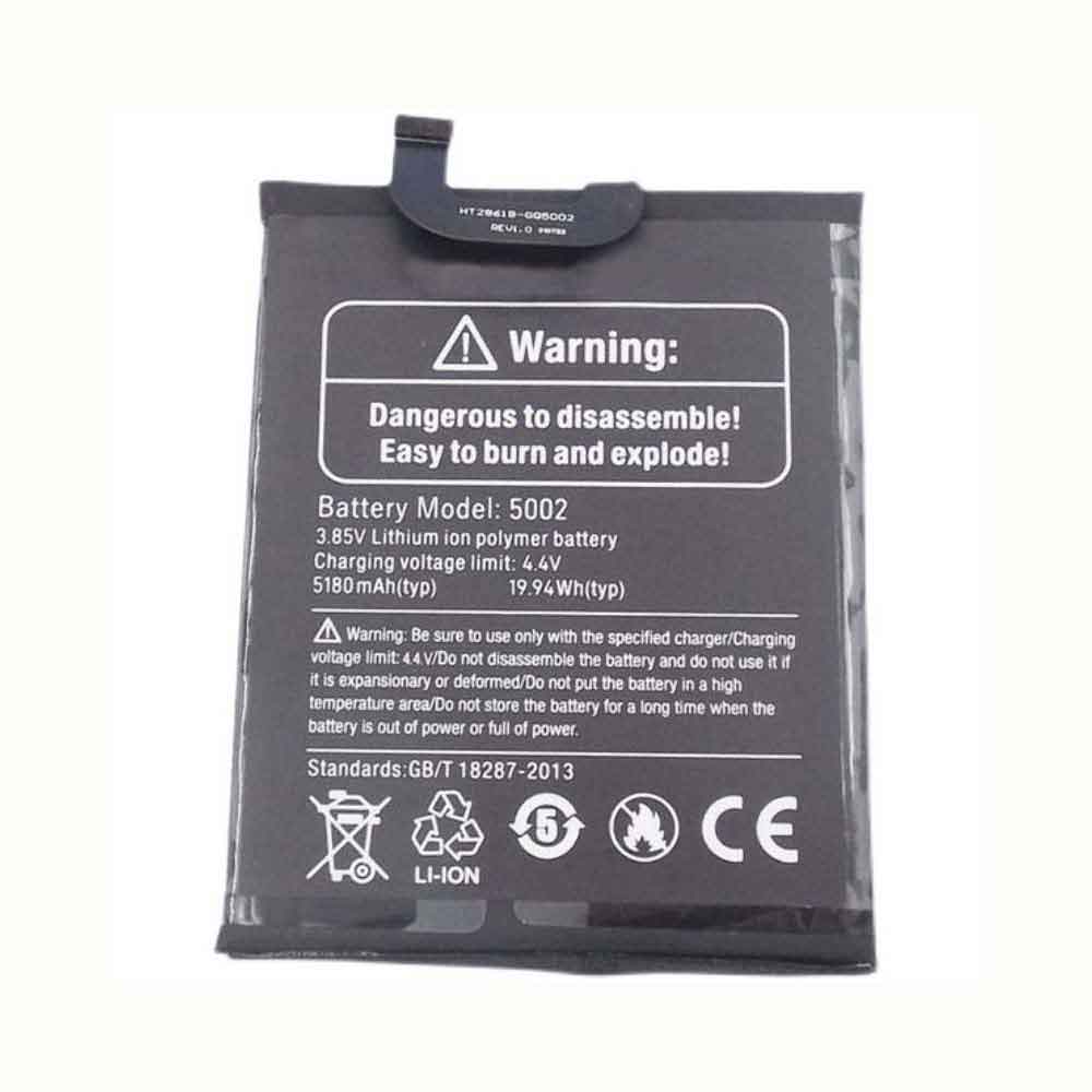 Replacement for Ulefone 5002 battery