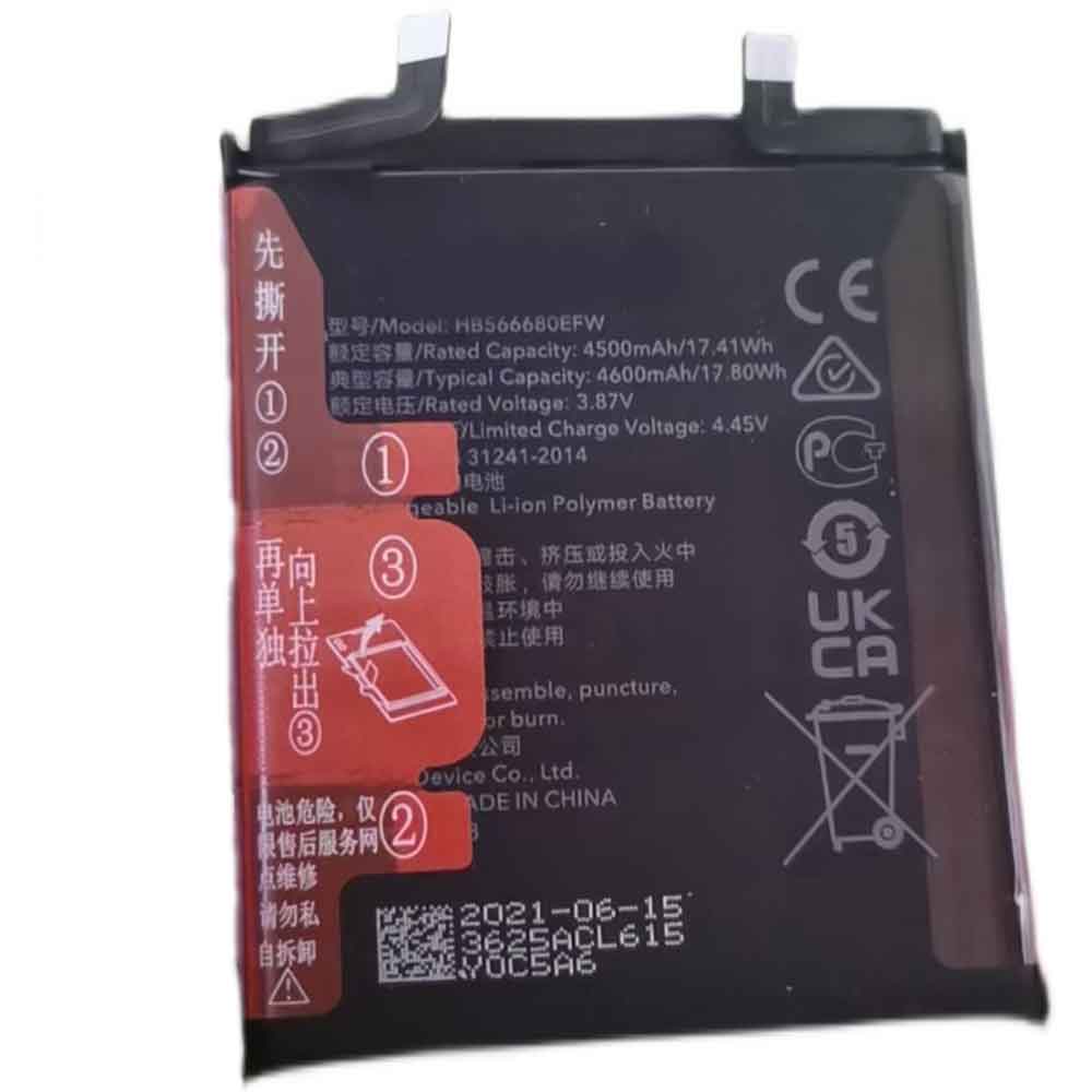 Replacement for Huawei HB566680EFW battery