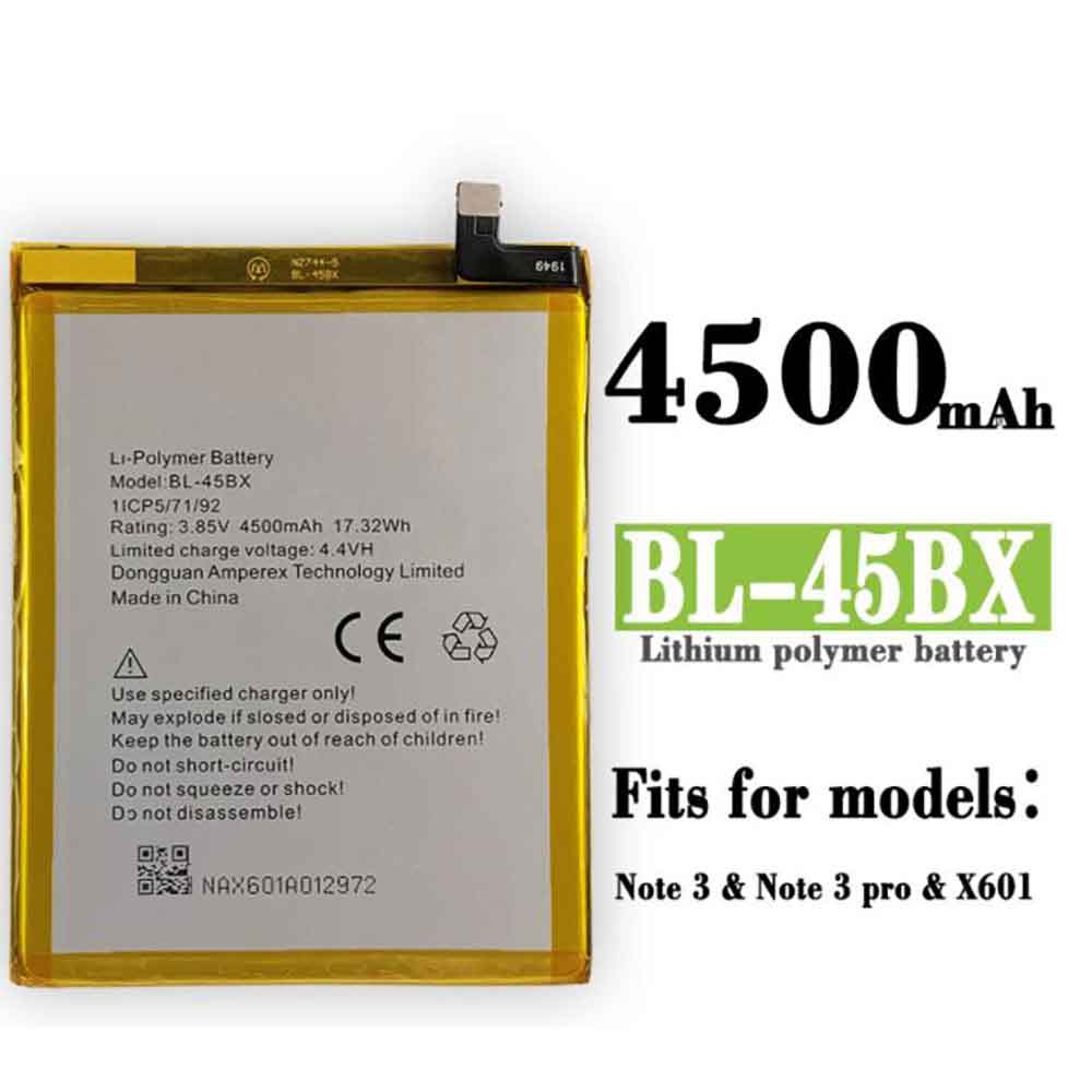 BL-45BX para Infinix Note 3 X601