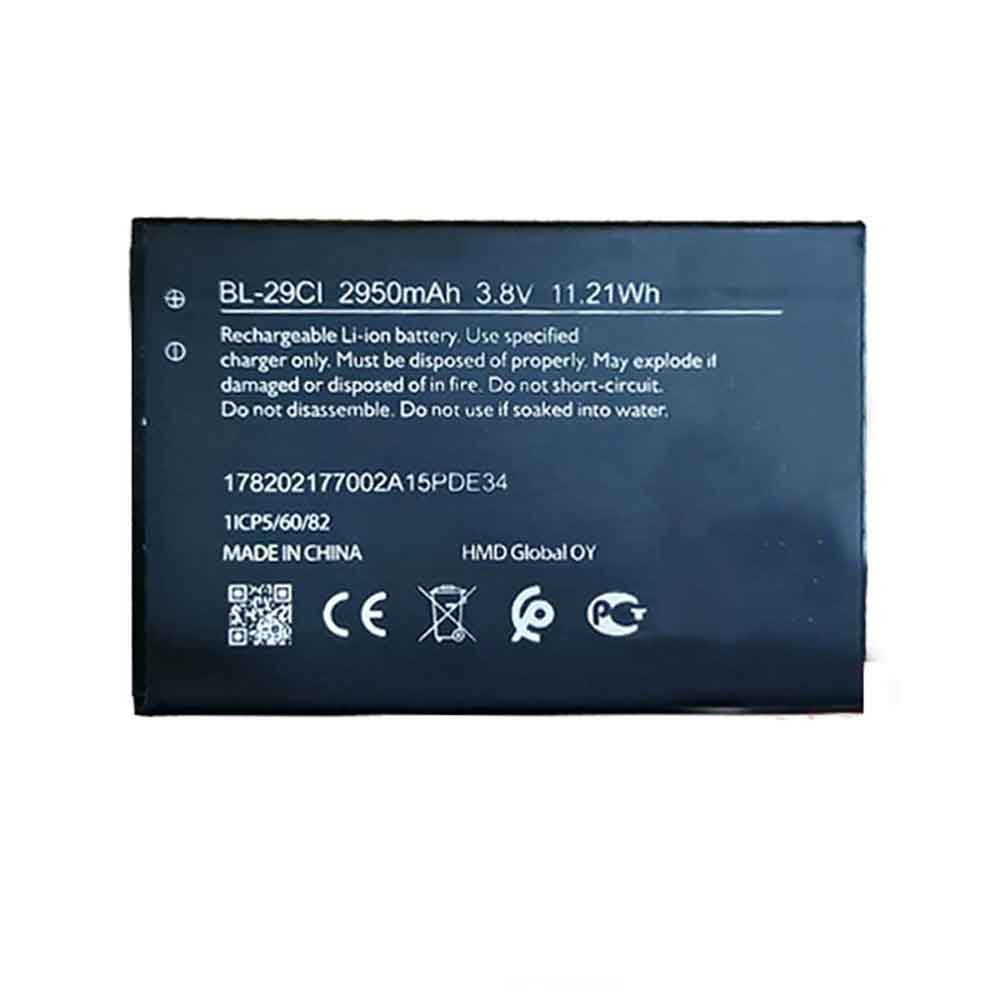 Replacement for Nokia BL-29CI battery