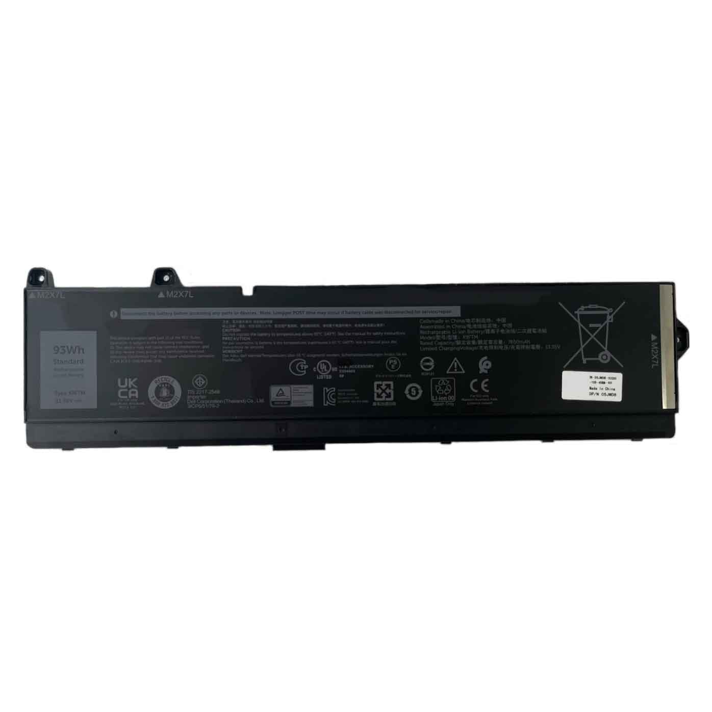 Replacement for Dell X9FTM battery