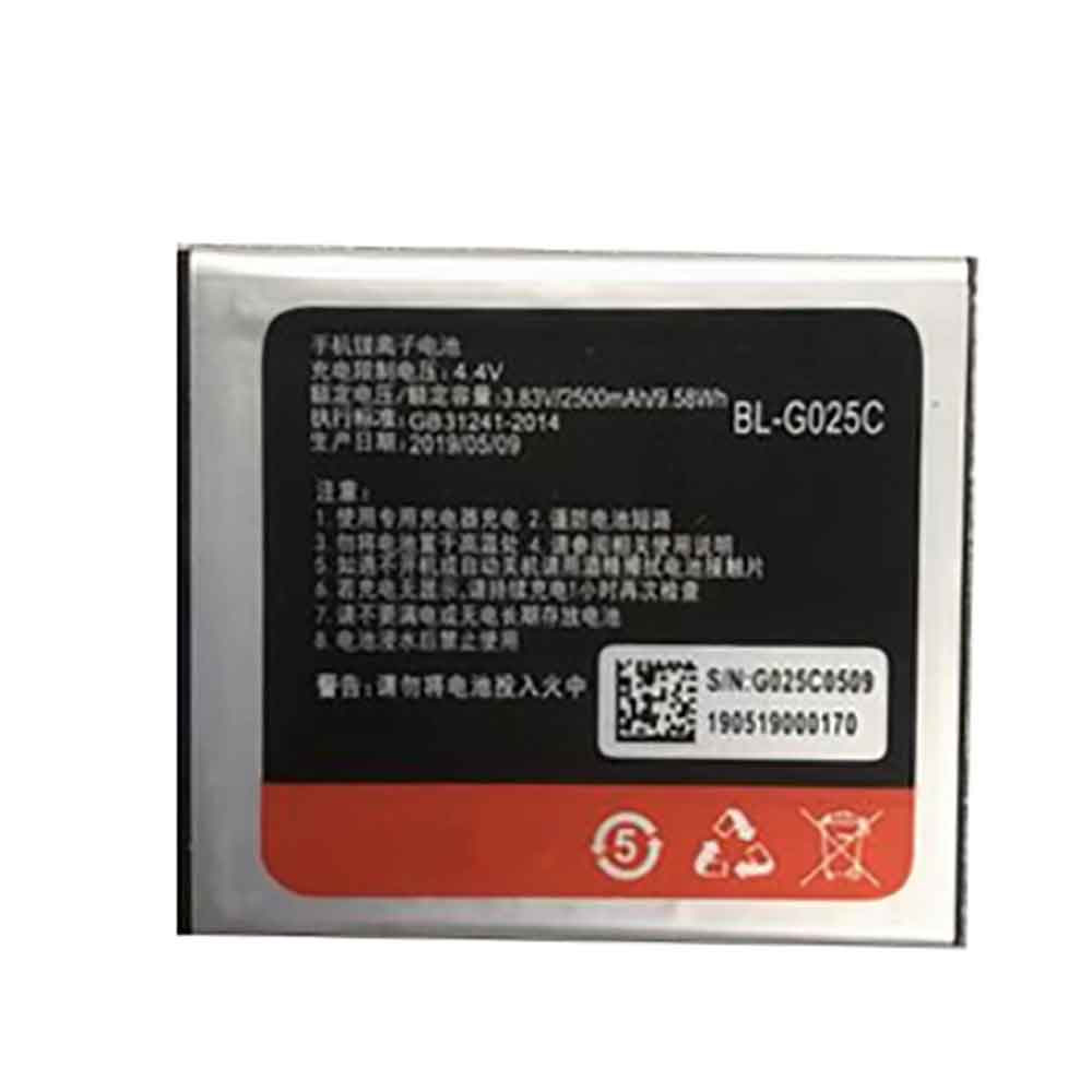 Replacement for Gionee BL-G025C battery